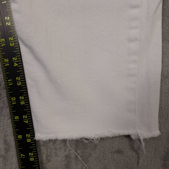 Kut from the Kloth Jeans Catherine Boyfriend – Women's Size 10 White Denim - Picture 5 of 15